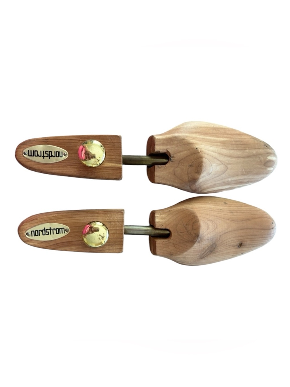 Nordstrom Cedar Shoe Trees - Wood with Brass Accents Adjustable